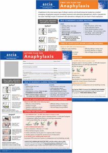 ASCIA Action Plans and First Aid Plans for anaphylaxis