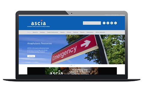 ASCIA website