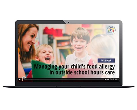 Managing your child’s food allergy in outside school hours care
